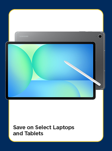 Save on Select Laptops and Tablets