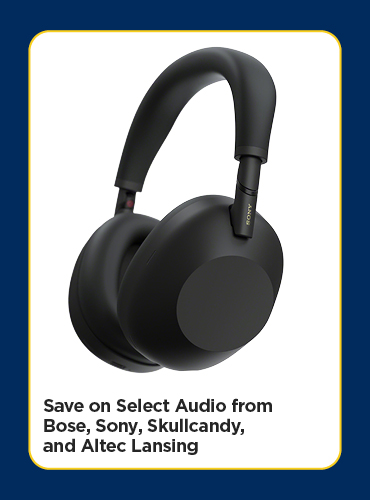 Save on Select Audio from Bose, Sony, Skullcandy, and Altec Lansing