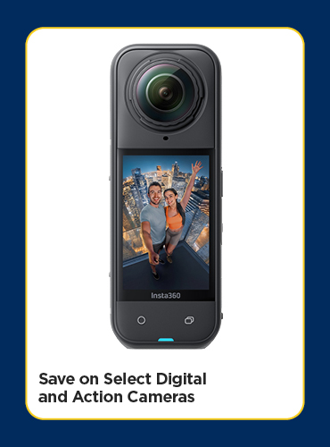 Save on Select Digital and Action Cameras