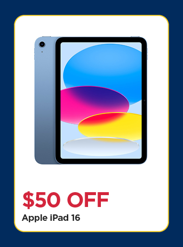 $50 Off Apple iPad16