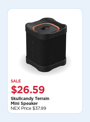 Sale $26.59 Skullcandy Terrain Mini Speaker