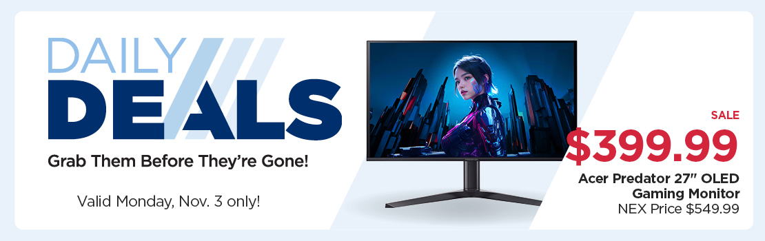 Sale $399.99 Acer Predator OLED Gaming Monitor