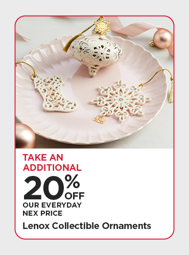 Take An Additional 20% Off Our Everyday NEX Price Lenox Collectible Ornaments