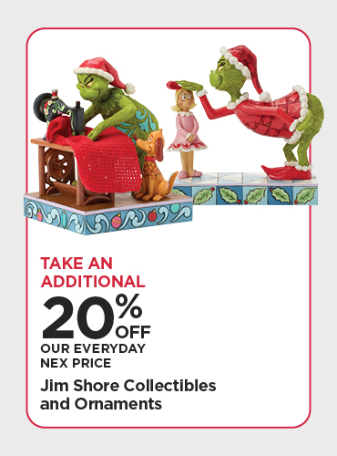 Take An Additional 20% Off Our Everyday NEX Price Jim Shore Collectibles and Ornaments