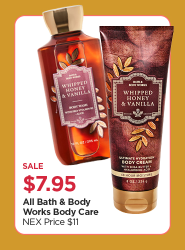 All Bath & Body Works Body Care