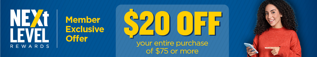 NLR COUPON - $20 OFF $75 Single Use Coupon for NLR Members