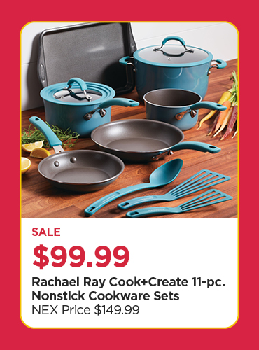 Rachael Ray Cook+Create 11-pc. Non-stick Cookware Sets