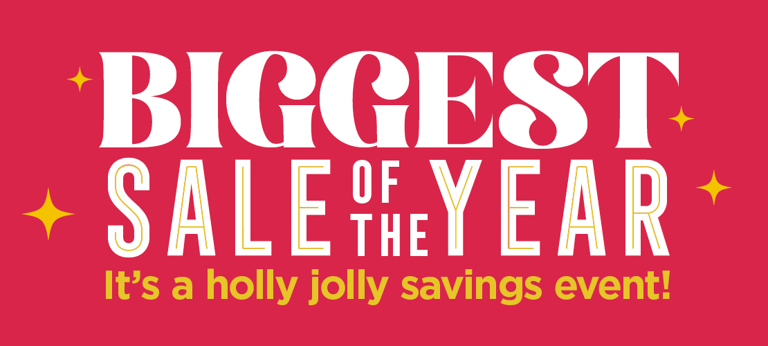 Biggest Sale of the Year