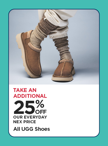 Take An Additional 25% Off Our Everyday NEX Price All UGG Shoes