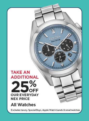 Take An Additional 25% Off Our Everyday NEX Price All Watches