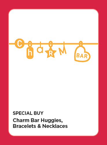 BOGO 50% Special Buy! Charm Bar Huggies, Bracelets & Necklaces