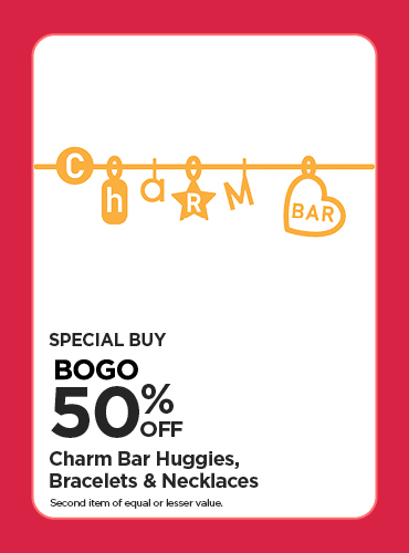 BOGO 50% Special Buy! Charm Bar Huggies, Bracelets & Necklaces