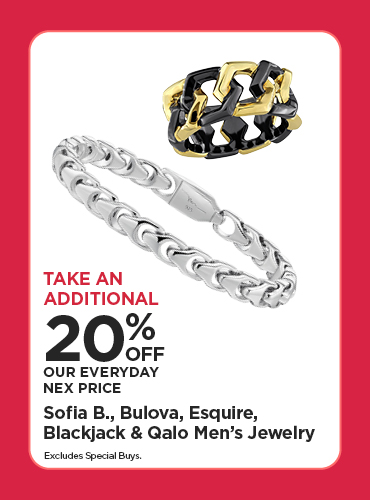 Everyday NEX Price Sofia B., Bulova, Esquire, Blackjack & Qalo Men's Jewelry