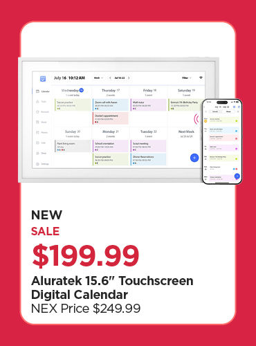 Sale $199.99 New! Aluratek Touchscreen Digital Calendar