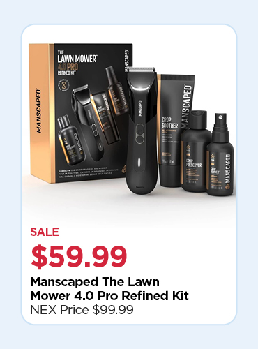 40% OFF MANSCAPED LAWNMOWER PRO REFINED