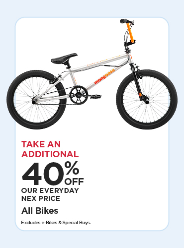 40% off all Bikes