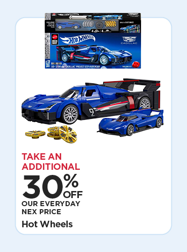 30% off Hot Wheels