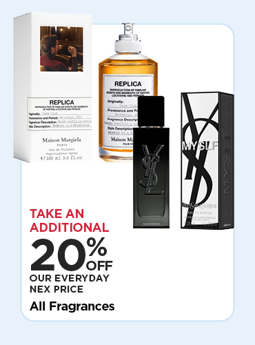 TAKE AN ADDITIONAL 20% OFF EDLP ALL FRAGRANCES