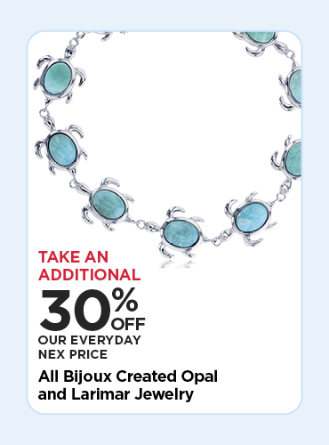 30% OFF EDLP BIJOUX CREATED OPAL AND LARIMAR JEWELRY