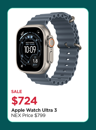 Sale $724 Apple Watch Ultra 3 NEX Price $799