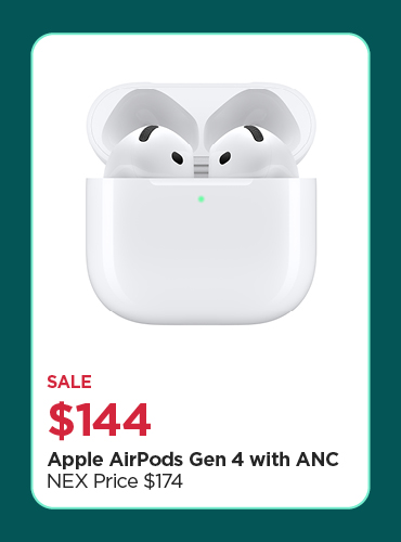 Sale $94 Apple AirPods Gen 4