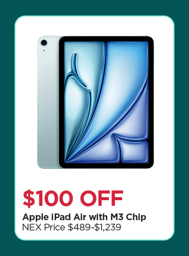 $100 OFF Apple iPad Air with M3 Chip