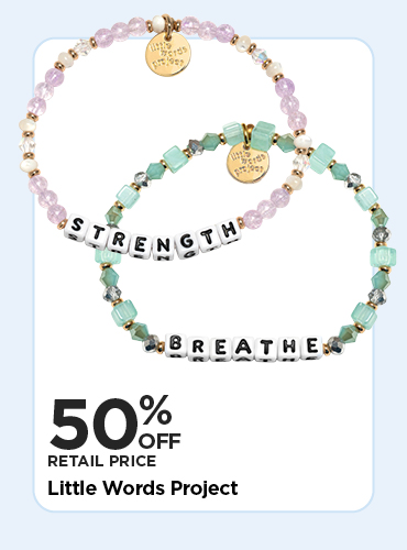 50% OFF RETAIL LITTLE WORDS PROJECT