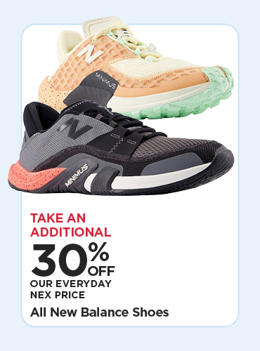 25% OFF ALL NEW BALANCE SHOES