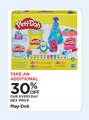 30% OFF PLAY-DOH