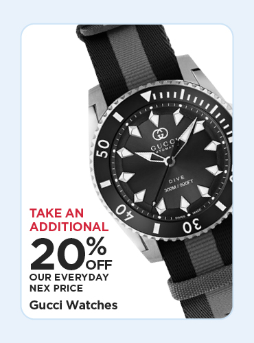 20% OFF EDLP GUCCI WATCHES