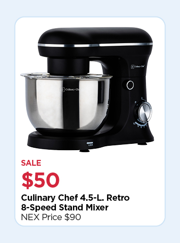 CULINARY CHEF 4.5L RETRO STAND MIXER