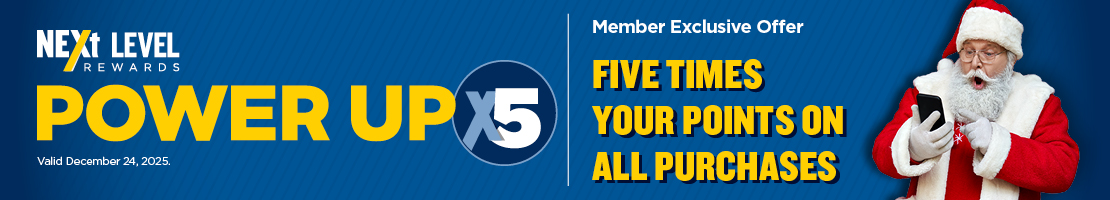 5X Points on Purchases for NLR Members Effective December 24