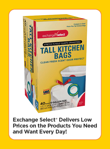Exchange Select Delivers Low Prices on the Products You Need and Want Every Day