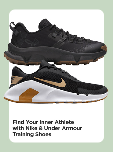 Find Your Inner Athlete with Nike & Under Armour Training Shoes