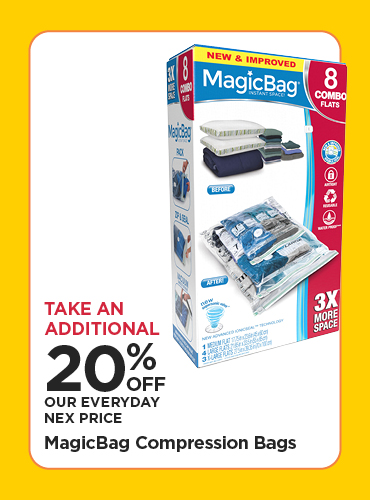Take An Additional 20% Off Our Everyday NEX Price MagicBag Compression Bags