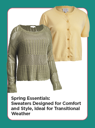 Spring Essentials Sweaters Designed for Comfort and Style, Ideal for Transitional Weather