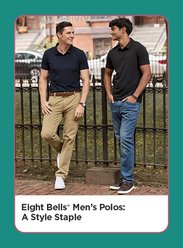 Eight Bells Men's Polos A Style Staple