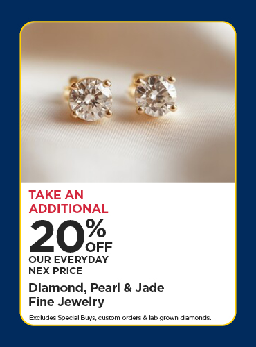 20% Off Our Everyday NEX Price Diamond, Pearl & Jade Fine Jewelry