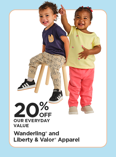 20% Off Our Everyday Value Wanderling & Liberty & Valor Apparel