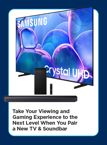 Take Your Viewing and Gaming Experience to the Next Level When You Pair a New TV & Soundbar