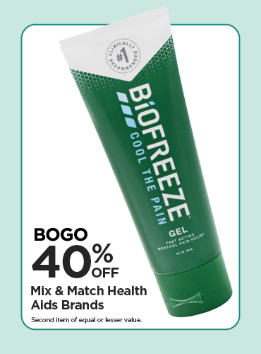 BOGO 40% Off Our Everyday NEX Price Mix & Match Health Aids Brands