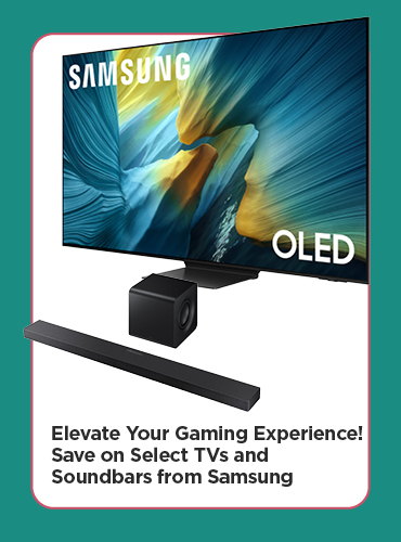 Take An Additional Elevate Your Gaming Experience. Save on Select TVs and Soundbars from Samsung