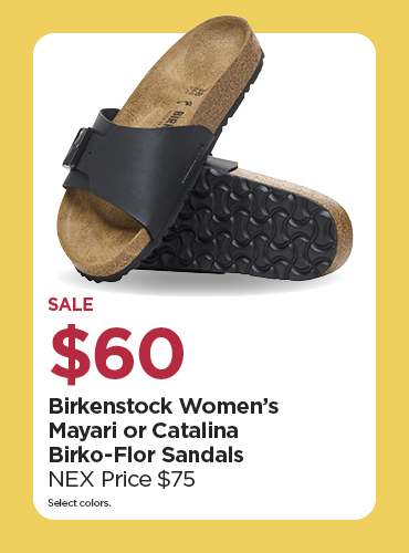 $60 Birkenstock Birko-Flor Catalina & Mayari
