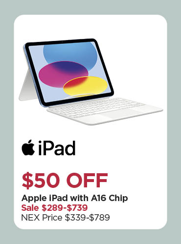 $50 OFF Apple iPad with A16 Chip