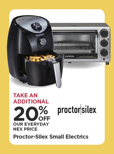 Take An Additional 20% Off Our Everyday NEX Price Proctor-Silex Small Electrics