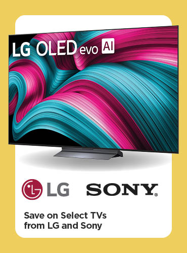 Save on Select TVs from LG and Sony