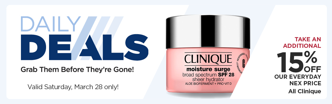 5% OFF EDLP All Clinique