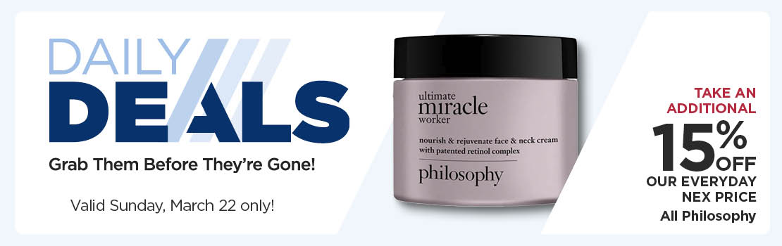 15% OFF All Philosophy