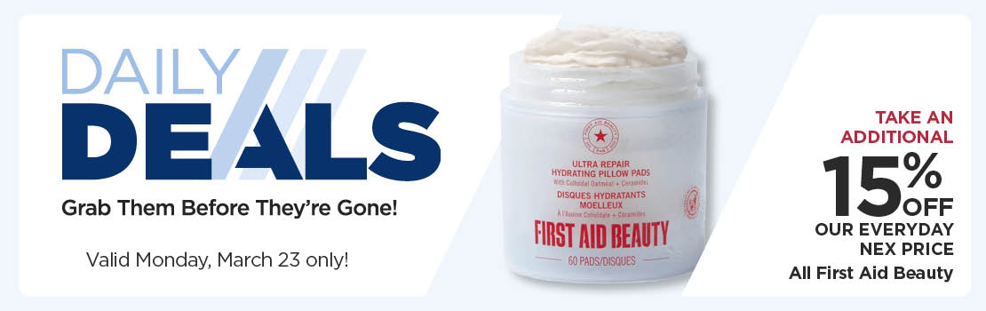 15% OFF EDLP All First Aid Beauty