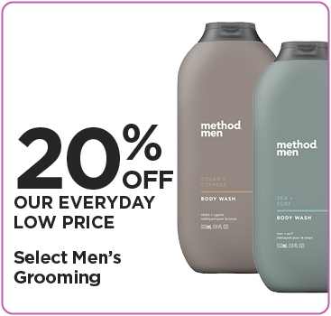 20% Off Select Men's Grooming
